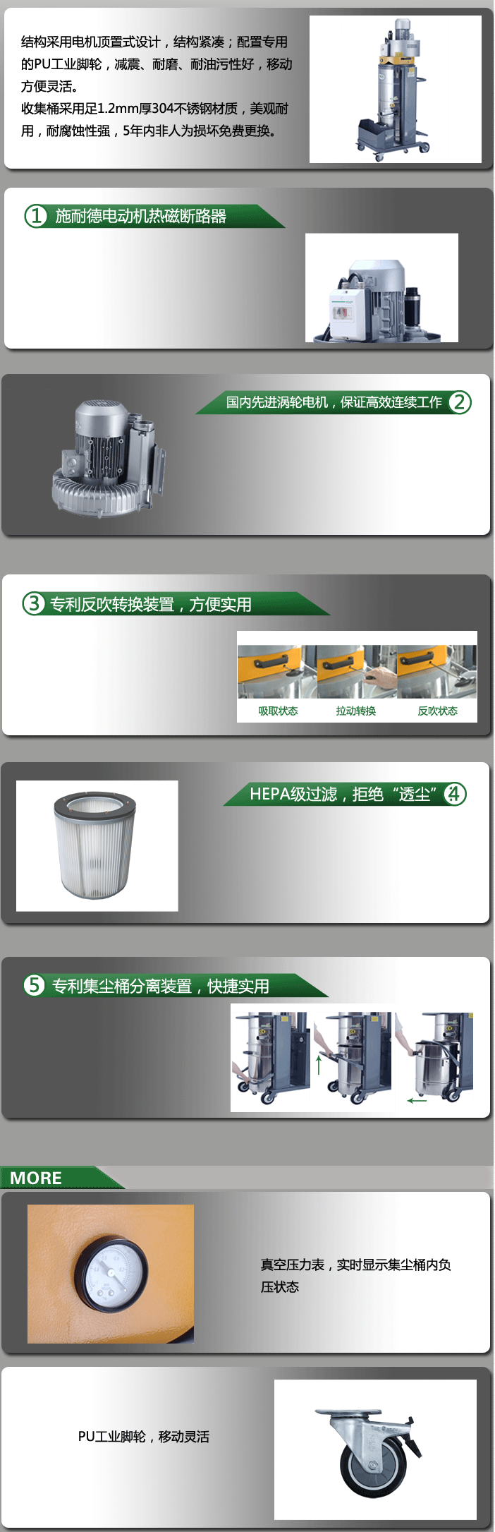 匯樂股份Villo VKF-22重工型工業吸塵器