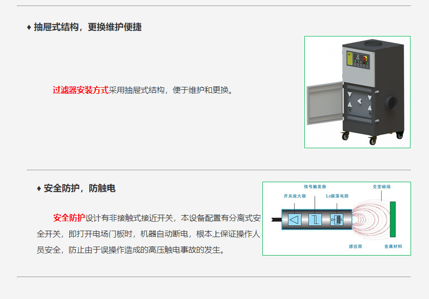 成都勁邦MEV-series靜電立式油霧凈化器